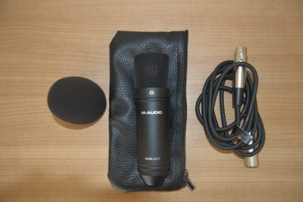m audio nova black condenser microphone pre owneddsc 0368 scaled