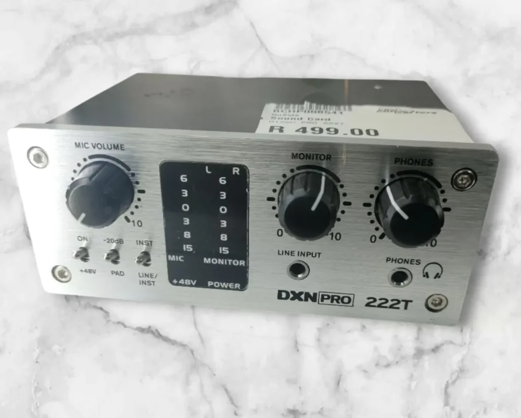 Top 5 Audio Interfaces Under R1000 in South Africa (2025 Guide) 4 Dixon Pro 222t