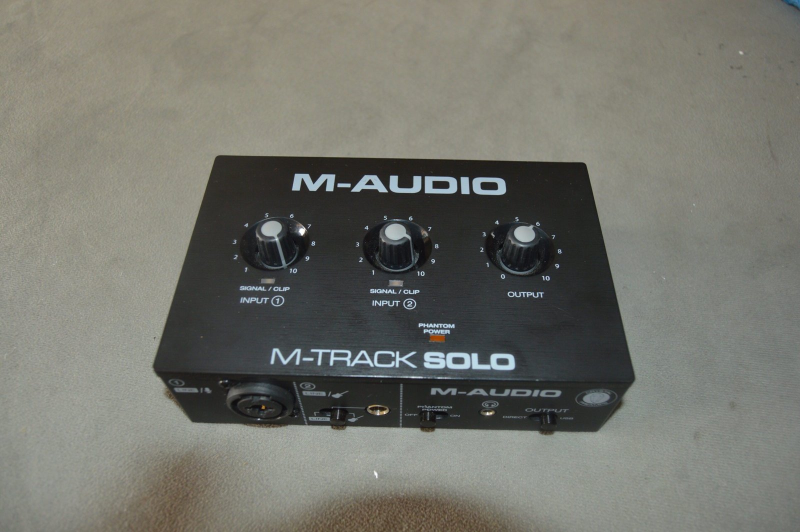 M-Audio M-Track Solo – USB Audio Interface (Pre-Owned) 2 dsc 0255 scaled