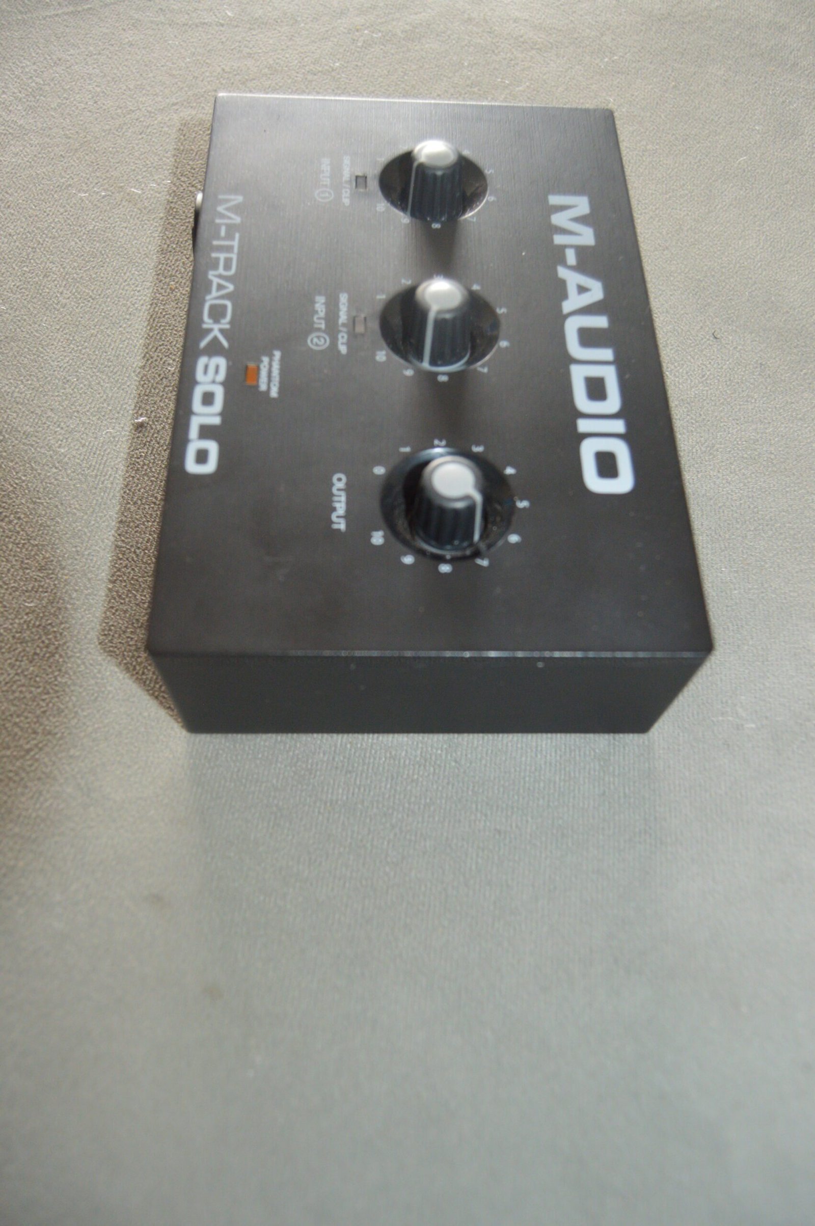 M-Audio M-Track Solo – USB Audio Interface (Pre-Owned) 6 m audio m track solo usb audio interface pre owned 6 scaled