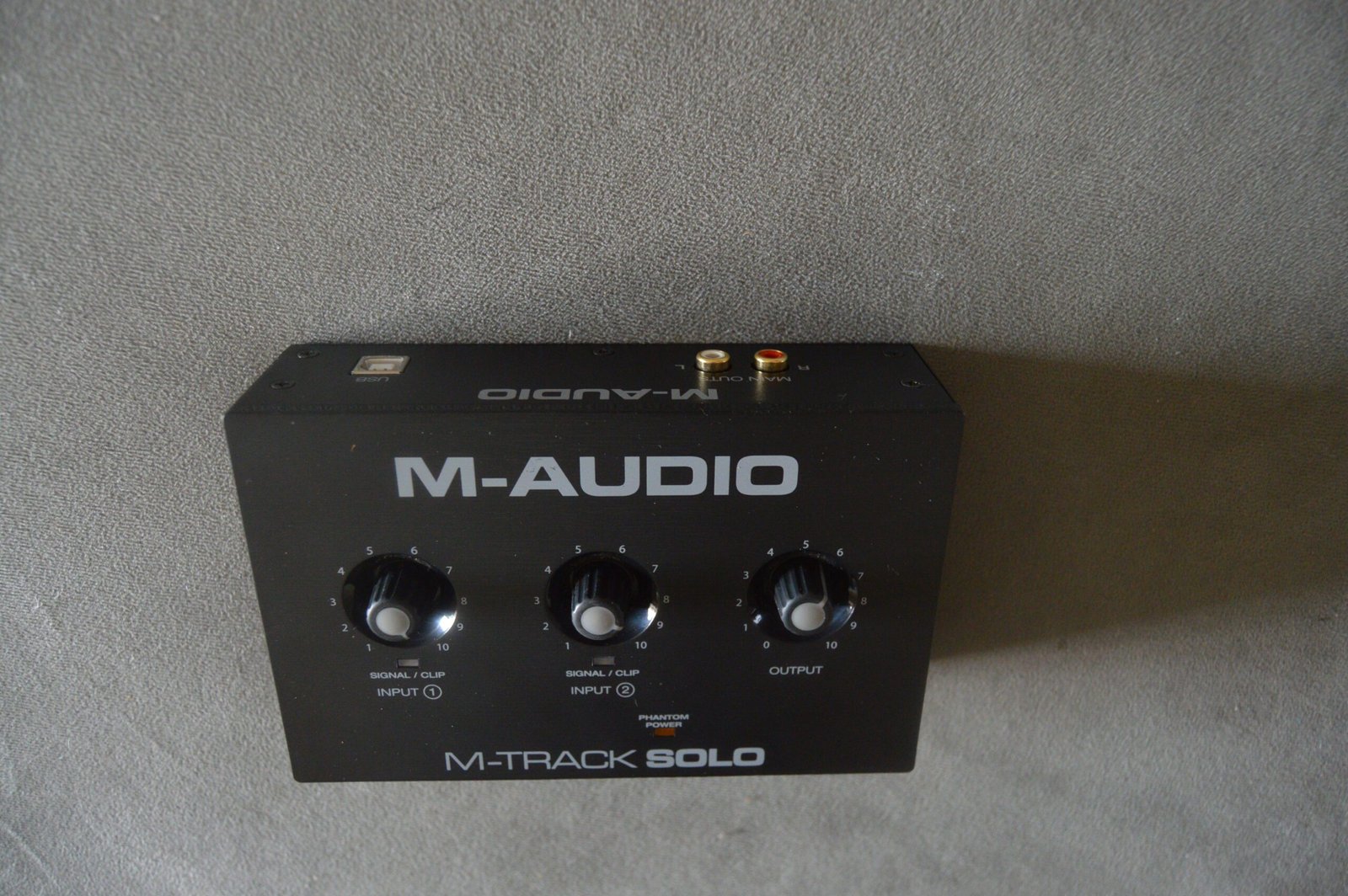 M-Audio M-Track Solo – USB Audio Interface (Pre-Owned) 4 m audio m track solo usb audio interface pre owned 8 scaled