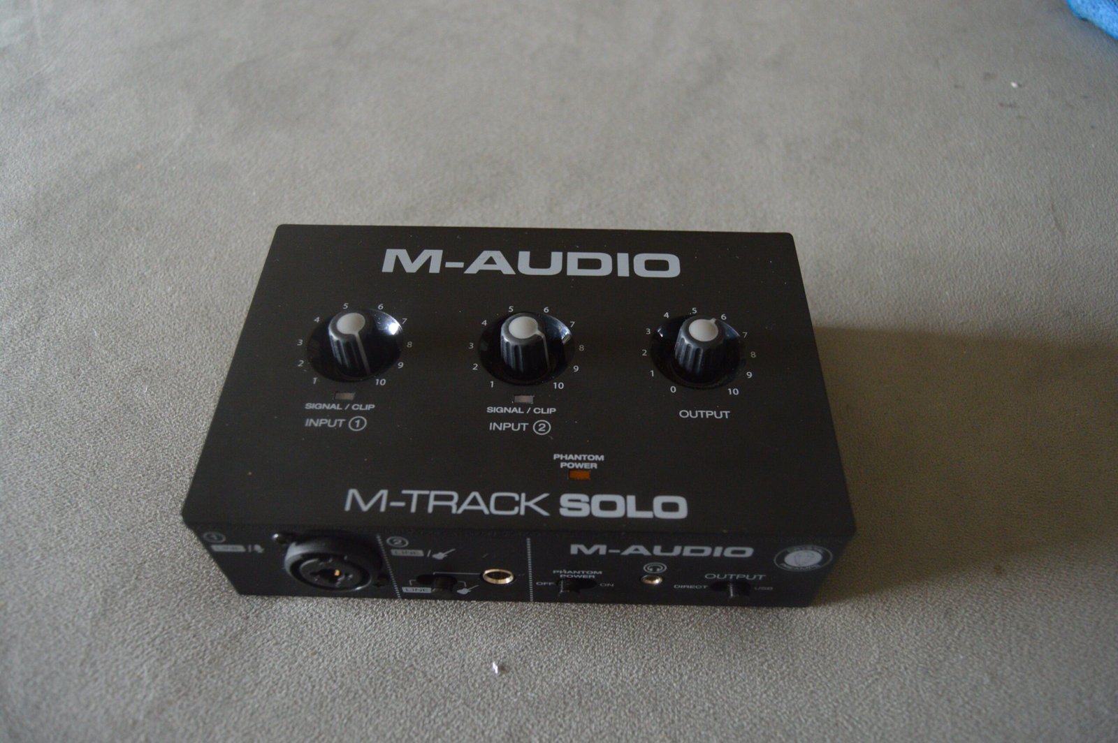 M-Audio M-Track Solo – USB Audio Interface (Pre-Owned) 3 m audio m track solo usb audio interface pre owned 9 scaled