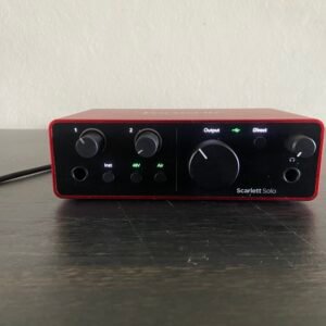Home 4 Focusrite Scarlett Solo 4th Gen USB Audio Interface – (Used)