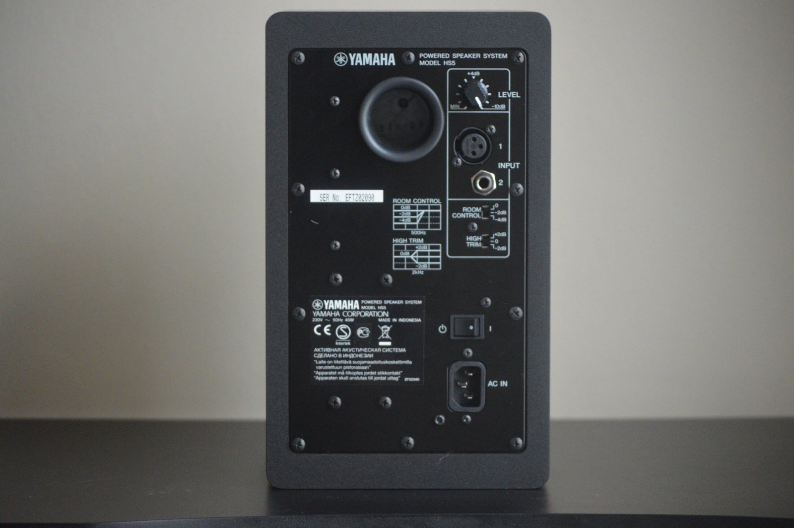 Yamaha HS5 Studio Monitor (Single) – Open Box / Like New 3 Yamaha HS5 Studio Monitor (Single) – Open Box / Like New - Image 3