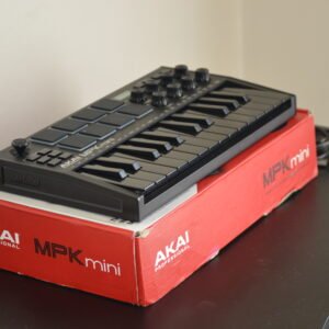 Akai MPK Mini MK3 Special Edition Black MIDI Controller (With Box & Cable, Excellent Condition)