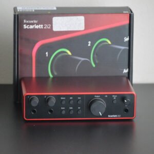 Focusrite Scarlett 2i2 (4th Gen) – Like New, Open Box