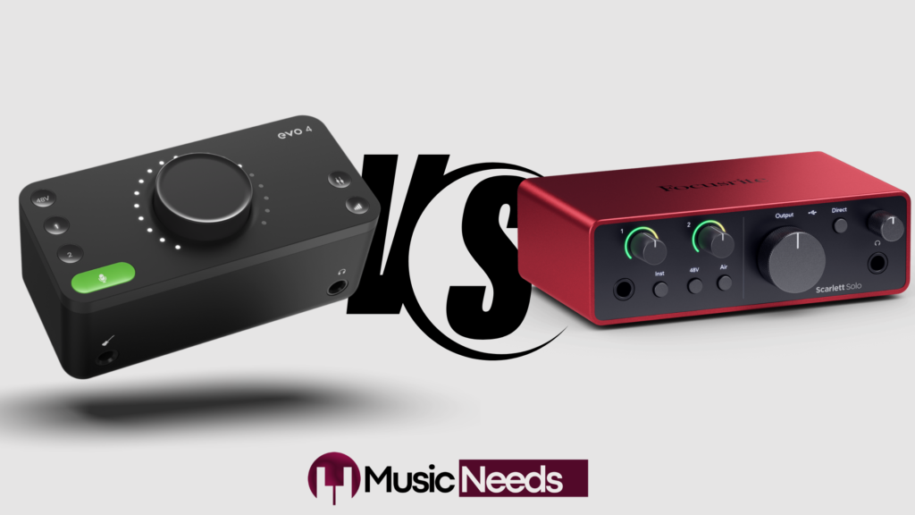 Audient ID4 Vs FOcusrite Solo